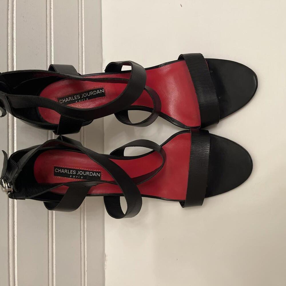 Women’s Charles Jourdan Paris Diva Strappy Heel Size 10